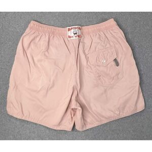 Birdwell Beach Britches Swim Trunks Mens XL Pink Nylon Surf 5 Inch Inseam USA‎